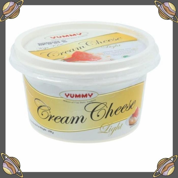 

[CLS] YUMMY CREAM CHESEE LIGHT 250 GR/KRIM KEJU