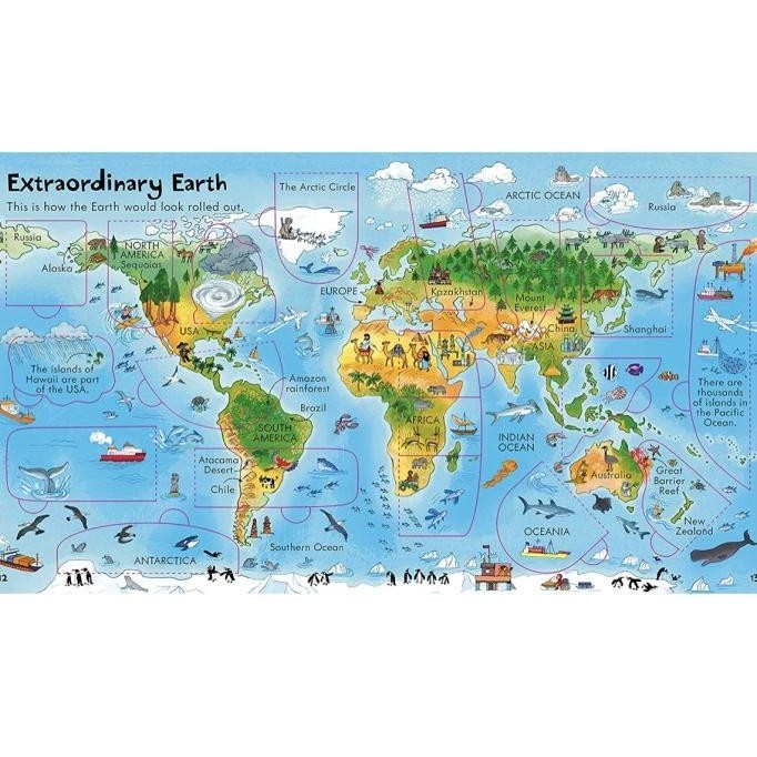 

Usborne Look Inside Our World Imported Book Buku Edukasi Anak Impor CS81