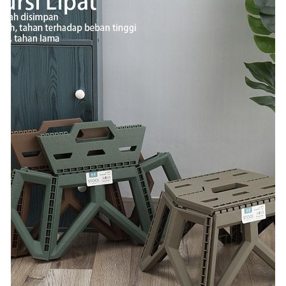Kursi Bangku Lipat Serbaguna Portable Ni Folding Stool Anak Camping