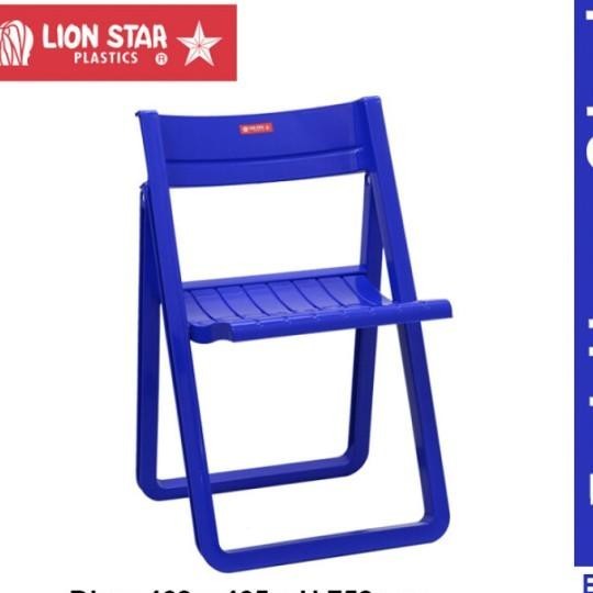 Kursi Lipat Plastik Lion Star Fc Folding Chair Fc-8 Impala Bangku
