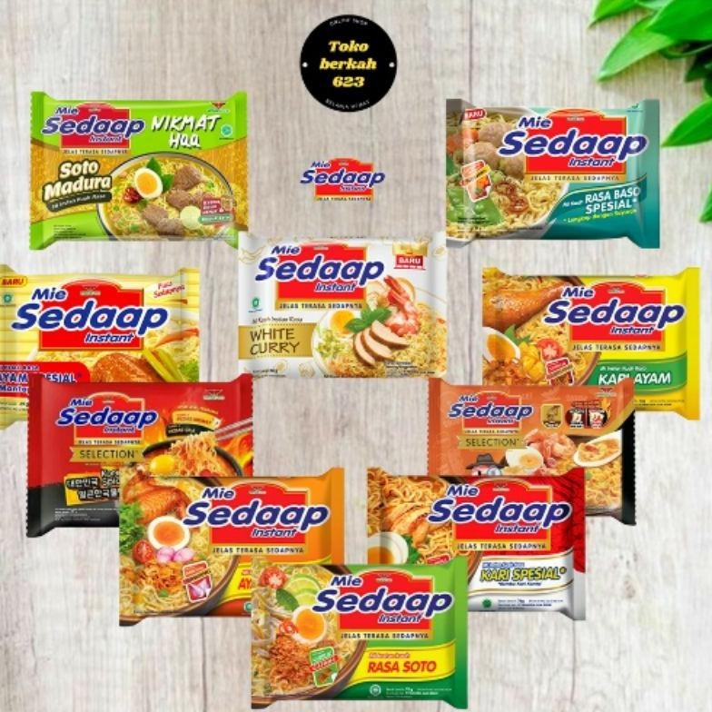 

New Produk Mie Sedaap Kuah All Variant Kuah Soto / Kari / Spicy / Baso / Ayam Bawang .