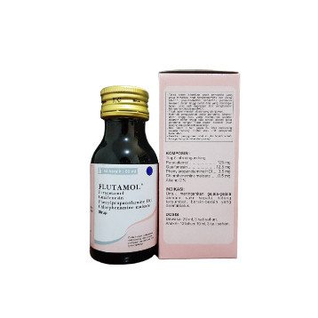 FLUTAMOL SYRUP OBAT FLU ISI 60 ML DIJAMIN ORIGINAL