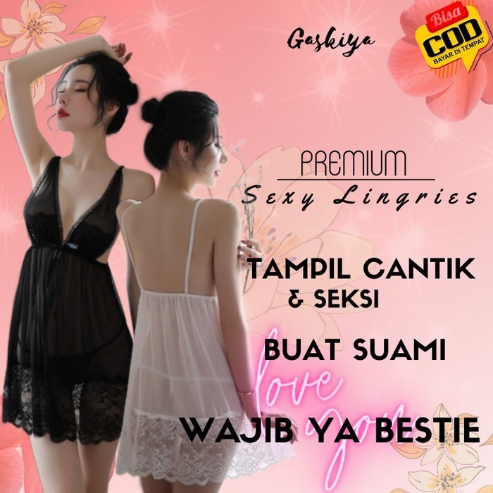 LIMITED EDITION Baju seksi wanita cewe korea set tidur sexy lingerie bahan impor