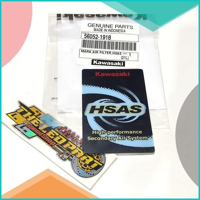

Stiker Sticker Label Kotak Tabung HSAS Ninja 150 R RR SS Original 8JVL