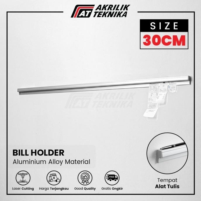 

Bill Holder / Capitan Nota Bon Stainless / Receipt Holder - 30cm