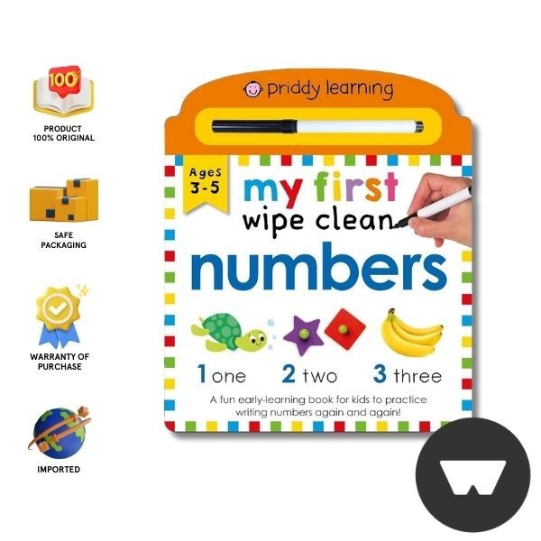Priddy Books - My First Wipe Clean: Numbers