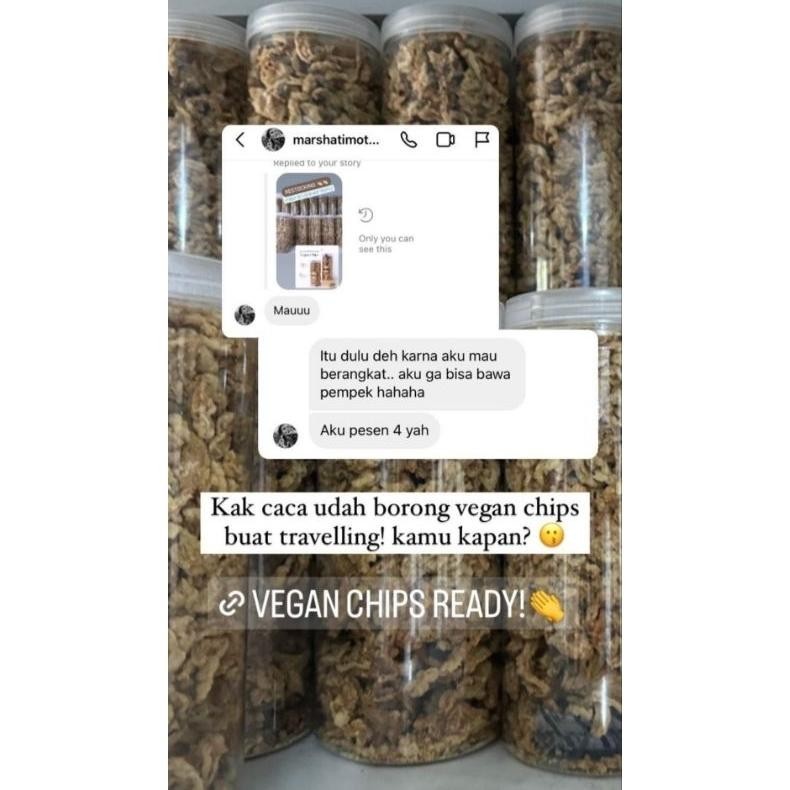 

Re27 cemilan diet sehat vegan keripik jamur tiram, air fried, NO MSG, NO Eggs, Halal Viral