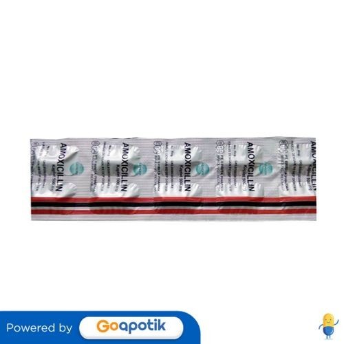AMOXICILLIN TRIHYDRATE ERRITA 500 MG STRIP 10 KAPLET
