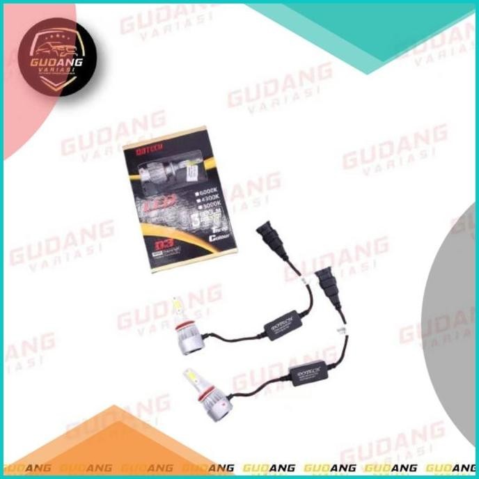LAMPU LED D3 DOTECH 3COLOURS 3000K/4800K/6000K HEADLIGHT MOBIL H4 8JVL