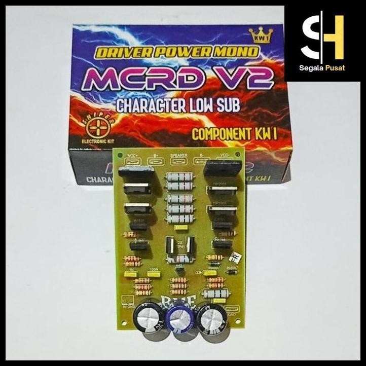 KIT MCRD V2 KARAKTER LOW SUB BME / Kit Driver Power Mono MCRD V2 Komponen Terbaik segalapusat_1