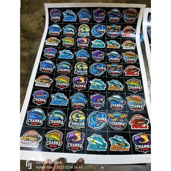 

Buruan Stiker Channa 1Lembar Great Sell