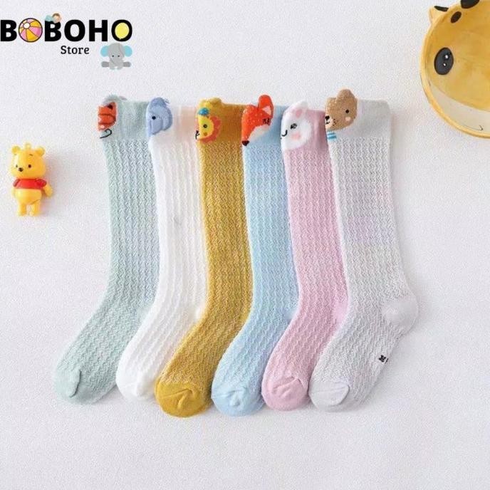 Boboho - Kaos Kaki Bayi Panjang Kter Hewan Kaos Kaki Anak S003