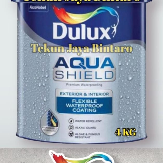 Dulux Aqua Shield 4 Kg / Cat Tembok Waterproof Dulux Aquashield Anti Bocor Anti Air