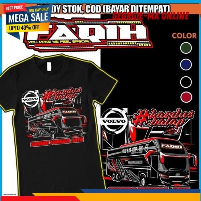 KAOS BAJU BUSMANIA FAQIH SUDIRO STJ ANAK DEWASA BUS BIS MANIA BISMANIA GRATIS ONGKIR