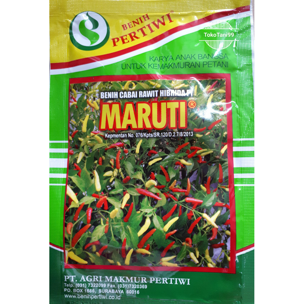 Benih / Bibit Cabe Rawit Putih Maruti
