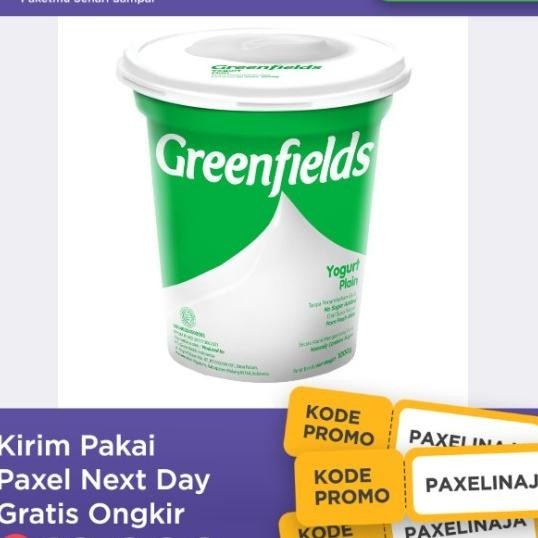 

Greenfields Yogurt Plain (Non Sugar) 1 Kg (Khusus Paxel)