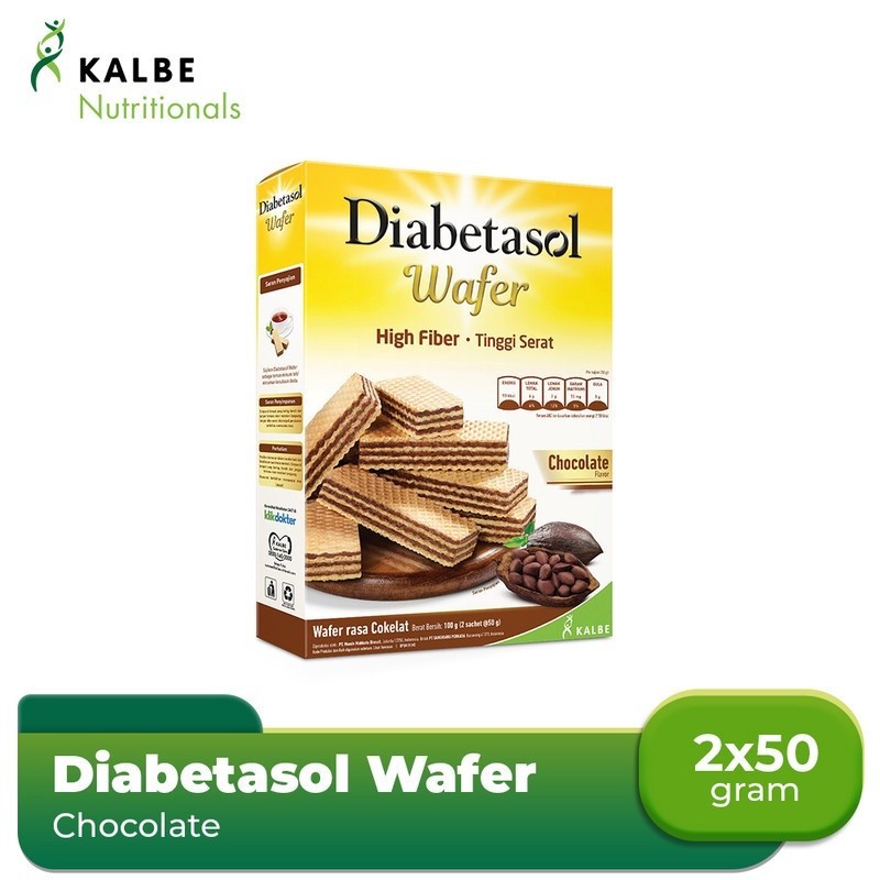 

Diabetasol Wafer Chocolate 2x50gr IDN MMB