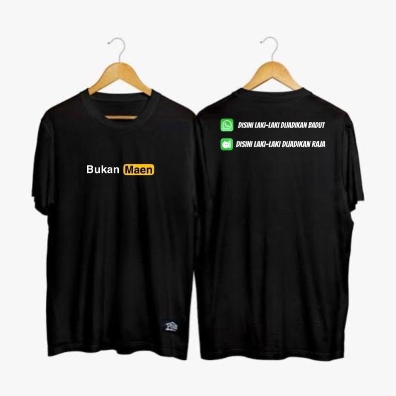 Viral Kaos Mi Chat 02 T-Shirt Kata Kata Mi Chat Unik Premium Pria Wanita Terbaru