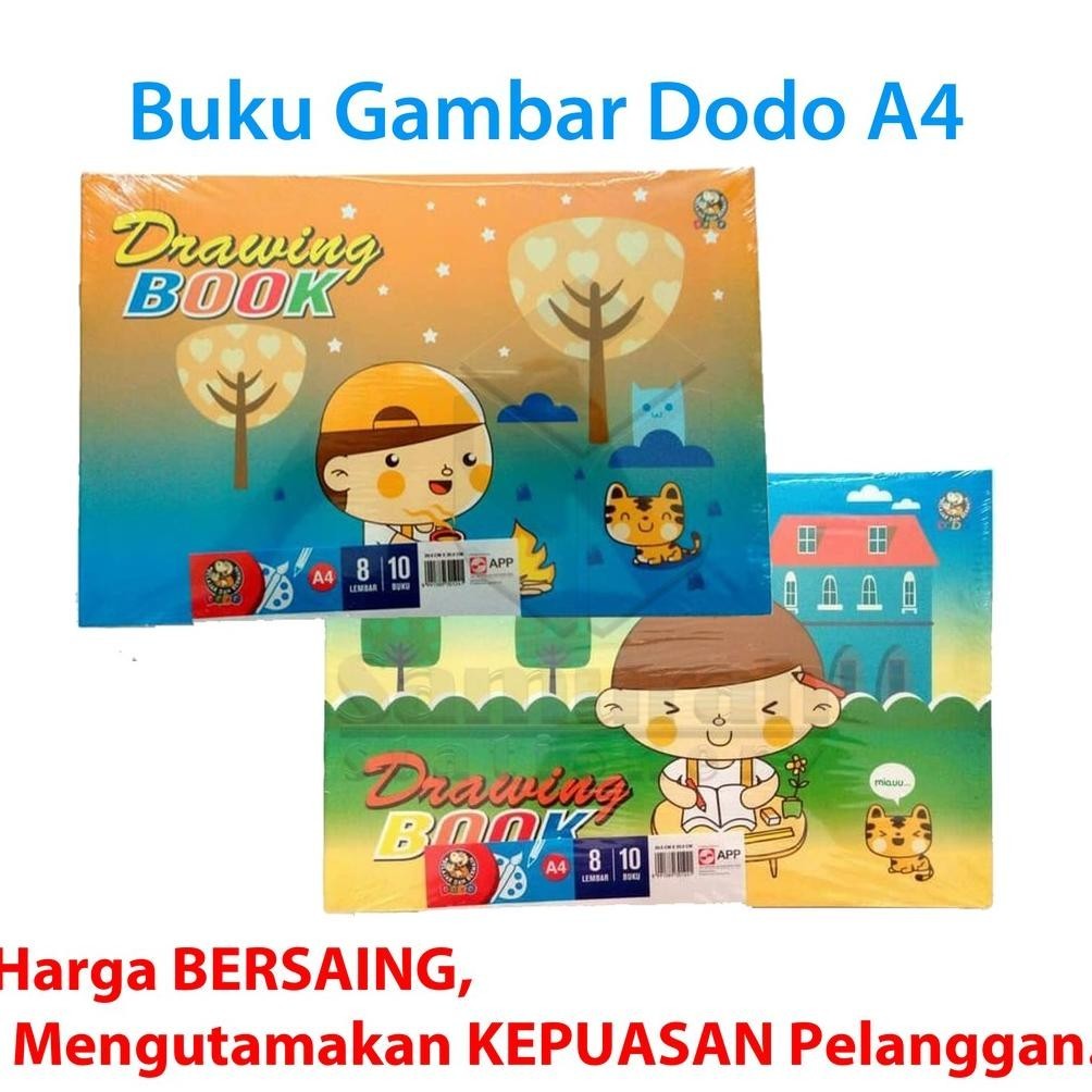 

Flash Sale Buku Gambar Dodo Ukuran A4 1 Pak Isi 10 Buku / Drawing Book Uk A 4 / Buku Sketsa Mengambar Kecil Untuk Tk Sd Smp Sma Hig Quality