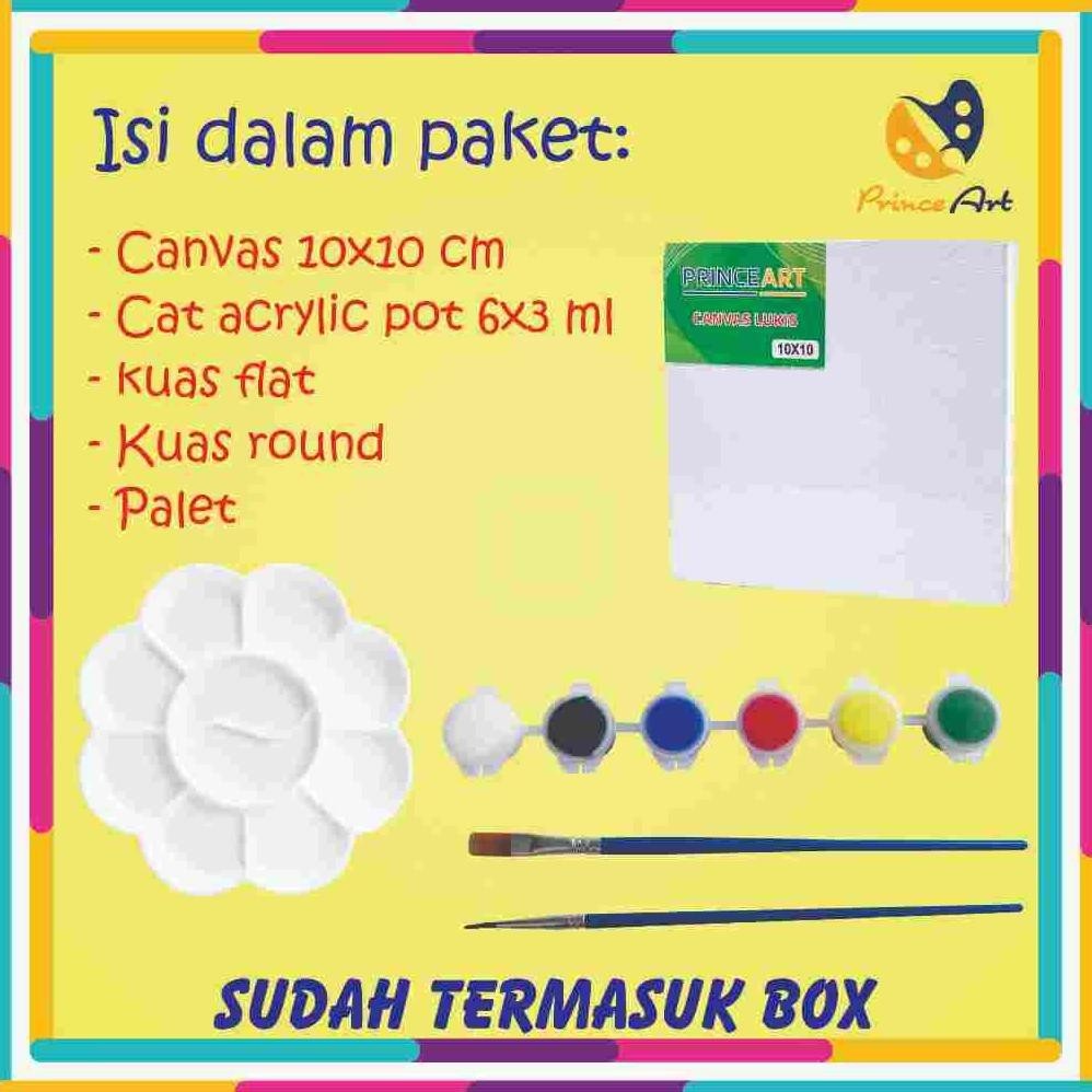

Hot Termurah Canvas / Kanvas Lukis Putih Siap Pakai 10X10/15X15/20X20/25X25/20X30 8.8