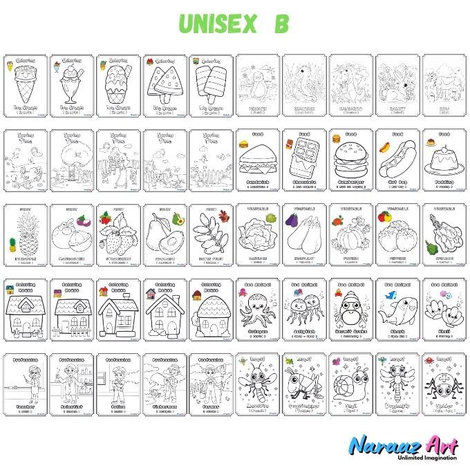 

Big Sale Gambar Mewarnai Paket 50 Gambar Berbeda Gambar Sketsa Bukan Buku Tk Paud Sd Kertas Hvs 100Gsm Hig Quality