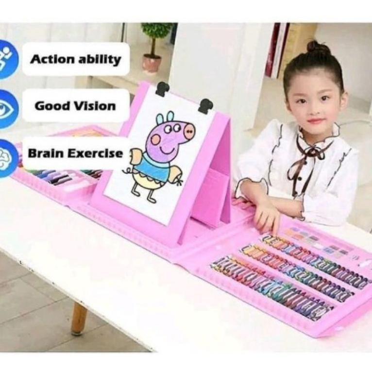 

Flash Sale (Dmm) Set Alat Menggambar Untuk Anak/Set Crayon Anak 8.8