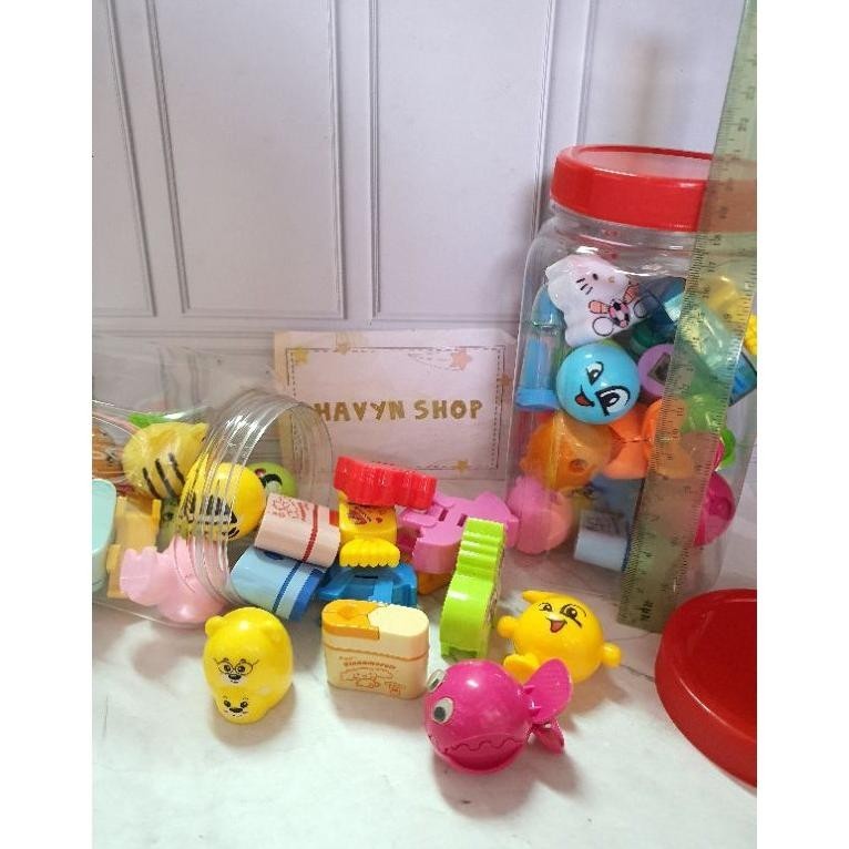 

Flash Sale Serutan Toples (1 Toples Isi 24Pc)/Rautan Toples/Penyerut/Sharpener Hig Quality