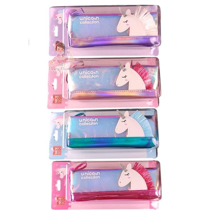 

Original Kotak Tempat Pensil Anak Hologram Karakter Mermaid Unicorn Kualitas Premium Rq-56