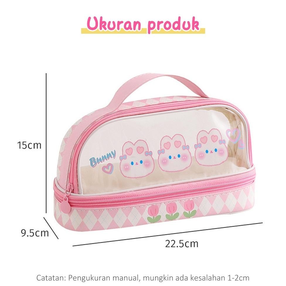 

Terlaris Jcho Tempat Pensil Transparan Kotak Pensil Anak Tas Pensil Zipper Motif Lucu Alat Tulis Fh-46