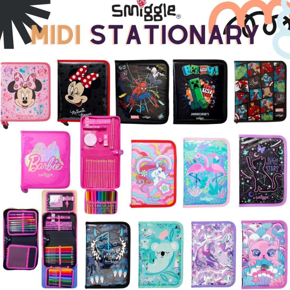 

Diskon Smiggle Midi Zip Kit Stationery Gift Set Of14