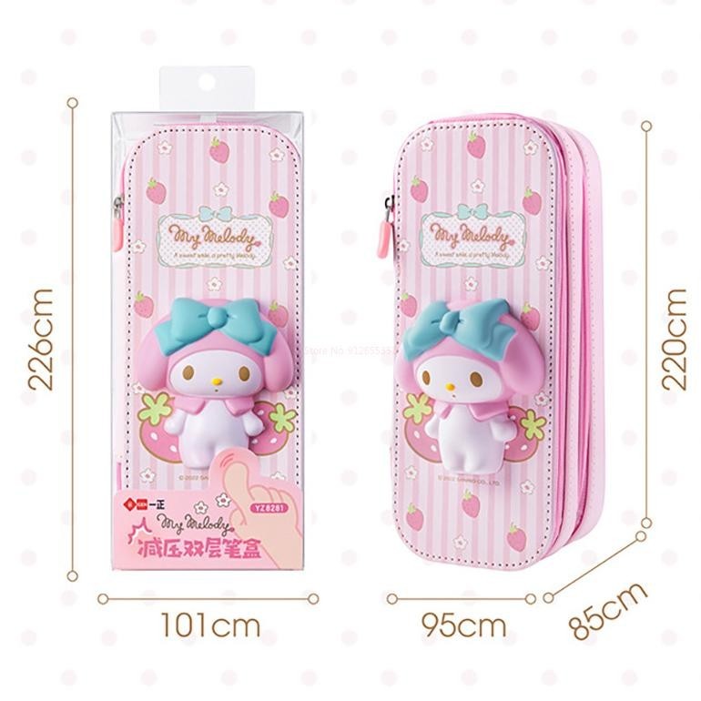 

Premium 4Gaya Sanrio Lucu Mymelody Kuromi Cinnamoroll Alat Tulis Pensil Kasus Jari Tekan Pops Menghilangkan Stress Mahasiswa Pena Tas Oz67