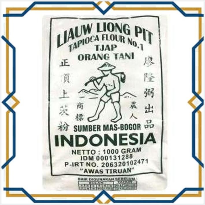 

[IKK] TEPUNG SAGU TANI CAP LIAUW LIONG PIT 1 KG - TEPUNG TAPIOKA HALAL