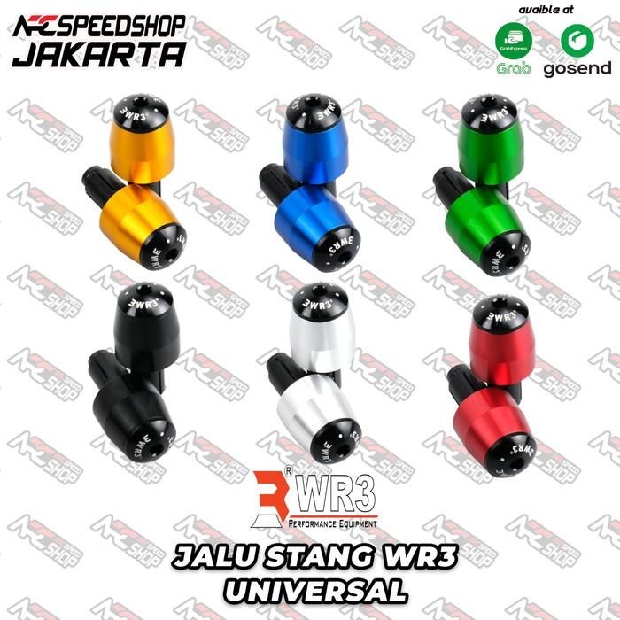 Jalu Stang Bar End WR3 UNIVERSAL PCX NMAX XMAX AEROX VARIO Original