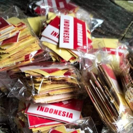 

PROMO AKHIR TAHUN Stiker Pipi Bendera 100 Pcs / Sticker Merah Putih / Sticker Bendera Tempel Pipi / Anak Dewasa SALE