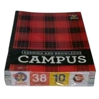 

bas-12 (PAK) Buku Tulis Kampus 50 Lembar Size Besar Isi 10 Buku / Buku Campus 50 Lembar Besar Panjang Premium