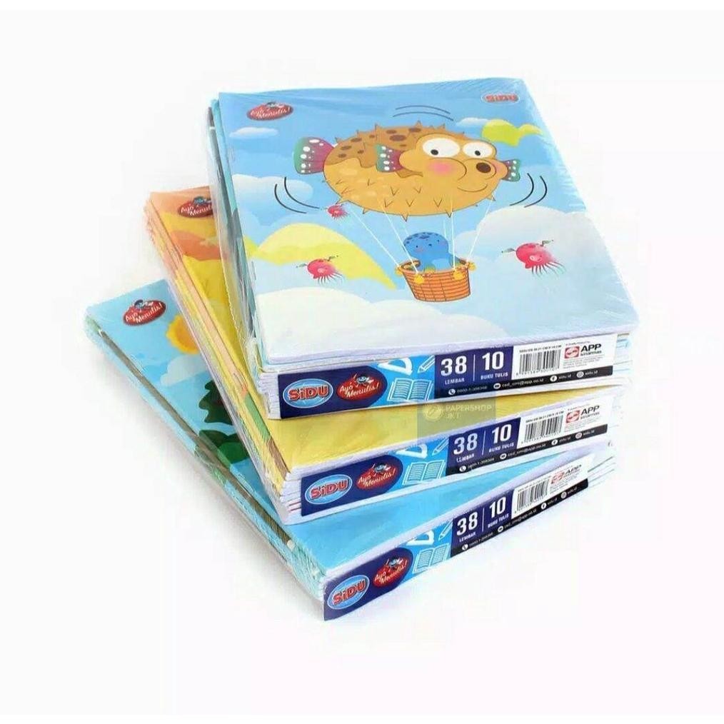 

gha-65 BUKU TULIS SIDU 38 LEMBAR PACK ISI 10PCS / BUKU TULIS SIDU ISI 38 Viral