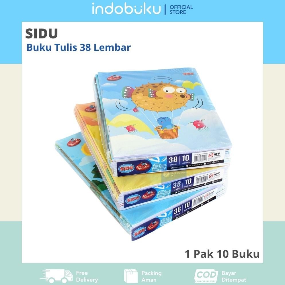 

Special Promo ( 1 Pack ) Buku Tulis Sinar Dunia / SIDU isi 38 Lembar Berkualitas