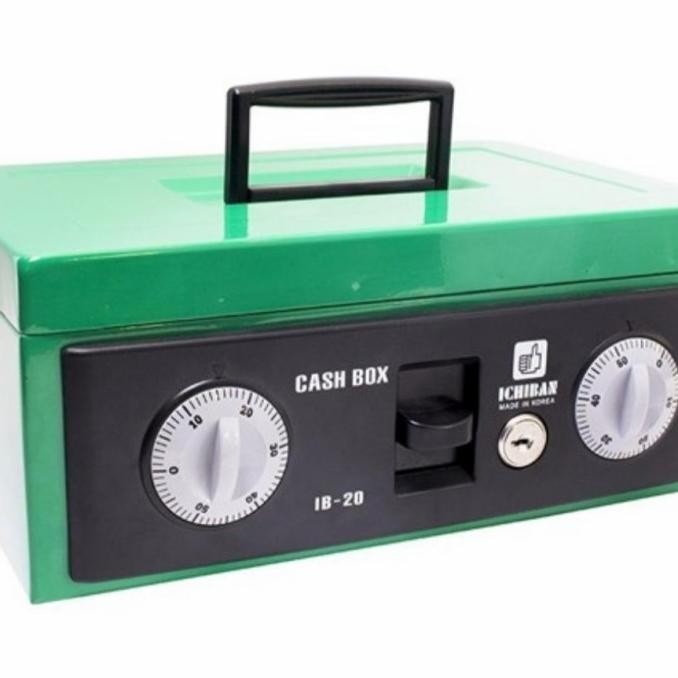 CASH BOX ICHIBAN IB-20 / KOTAK SAVE BOX / TEMPAT UANG BRANKAS IB20