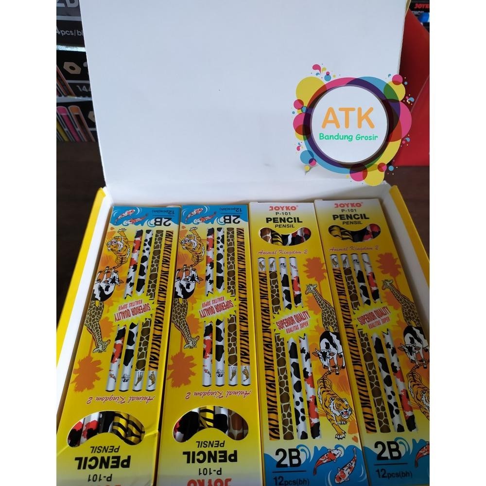 

gd-324 Pencil / Pensil Joyko P-101 / 2B / Animal Kingdom - Lusinan (12 pcs) Termurah