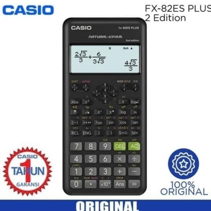 

CASIO FX-82ES PLUS 2ND EDITION KALKULATOR ILMIAH CALCULATOR SCIENTIFIC