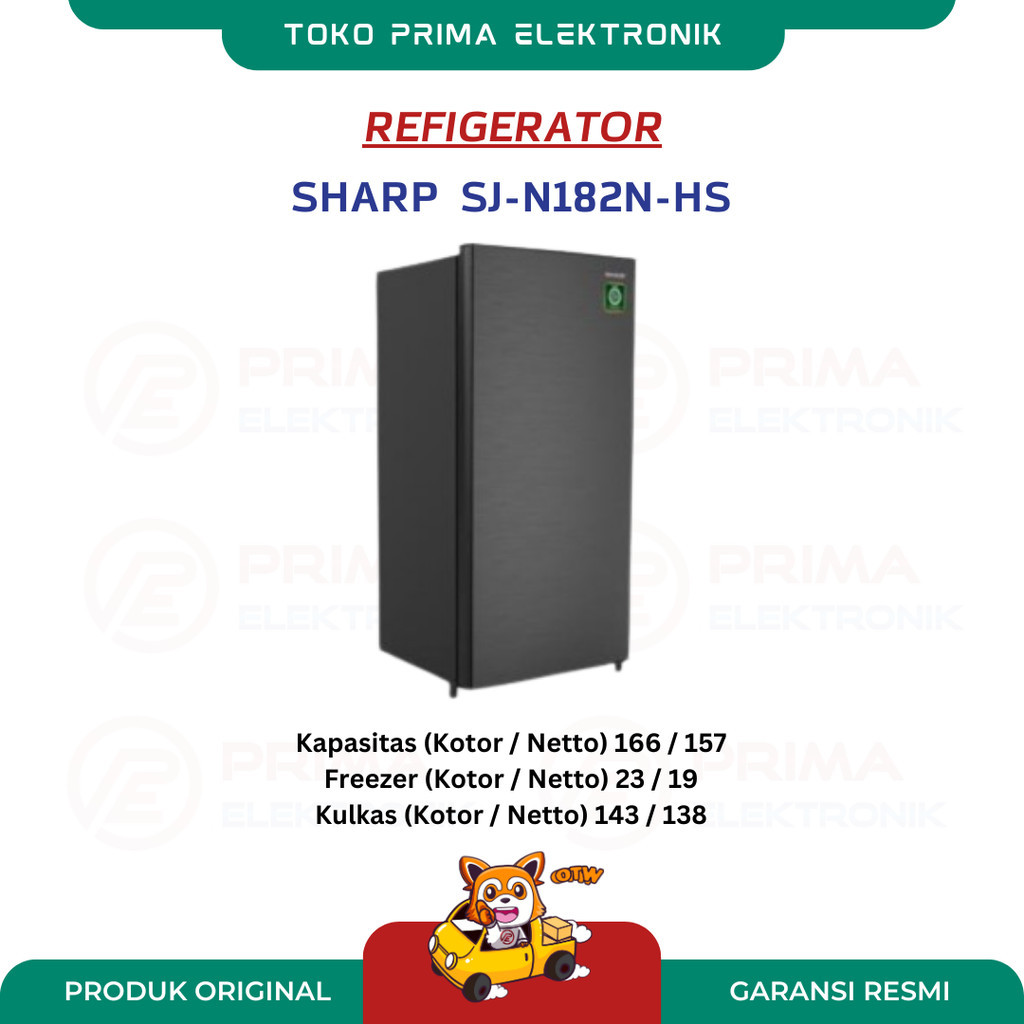SHARP REFIGERATOR SJ-N182N-HS