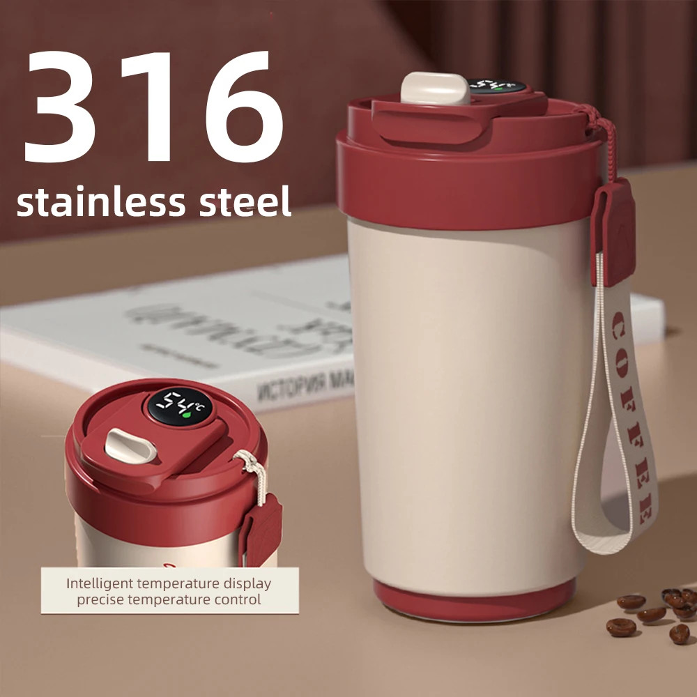 Botol Minum Tumbler Temperature Display Stainless Steel 450ml - WM-8001 [WMYG]