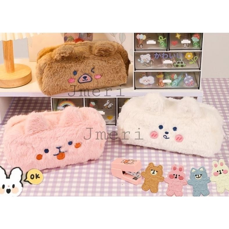 

SPECIAL Tempat Pensil Bulu Import / Tempat Pensil Lucu / Kotak Pensil Lucu / Kotak Pensil Beludru / Kotak Pensil Rabbit fgh-56