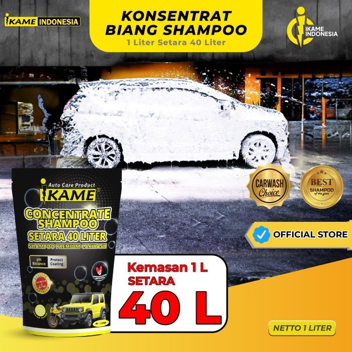 Ikame Sampo Mobil 1 Ltr Setara 40 Ltr/Shampo Mobil Motor/Biang Shampoo
