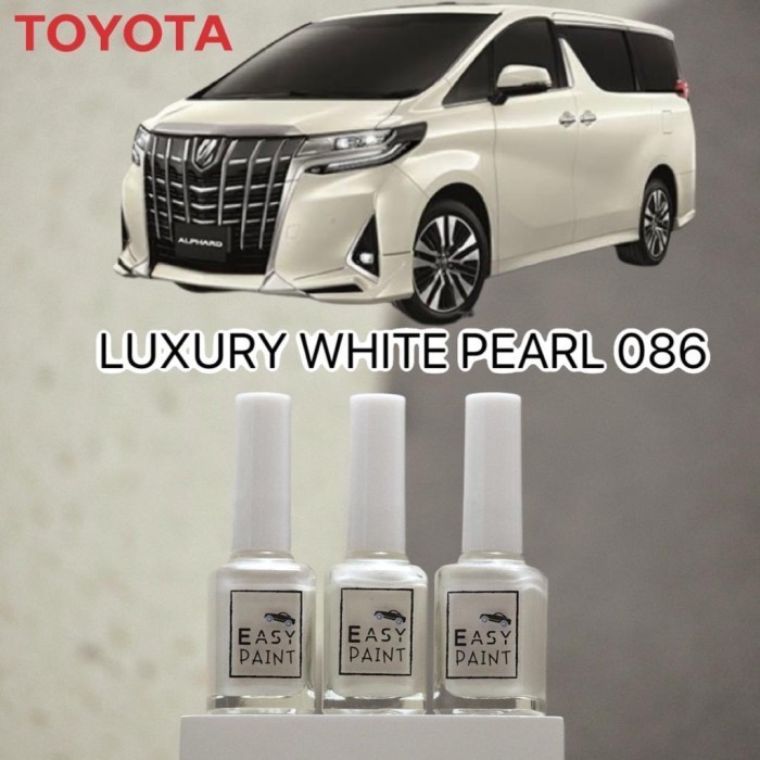 Cat Oles Luxury White Pearl 086 Toyota Alphard Putih Mutiara Yellowish