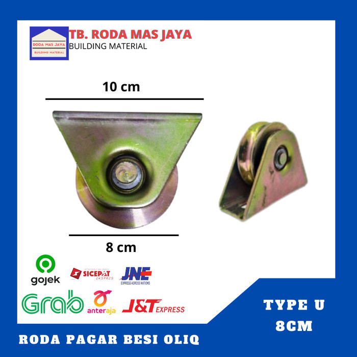 Terlaris Roda Pagar Besi/Roda Pagar Bulat/ Roda Pagar Besi Kuningan OLIQ 8Cm SALE