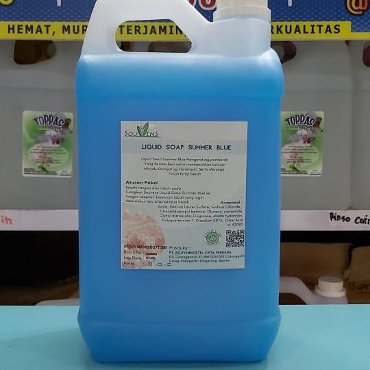 Sabun Mandi Cair Bodywash Wangi Vanilla 5 Liter Refill - Bpom