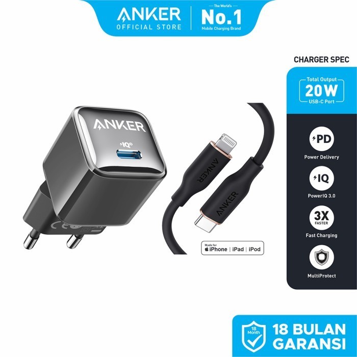 Wall Charger Anker Powerport Nano Pro 20W - A2637