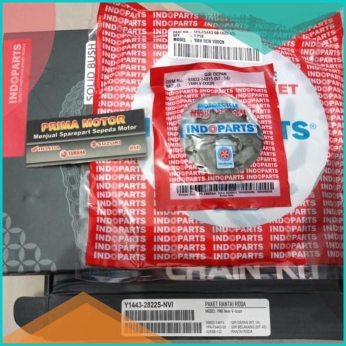 GEAR SET VIXION NEW 1PA INDOPART GIR SET VIXION NEW 1PA INDOPARTS 8JVL