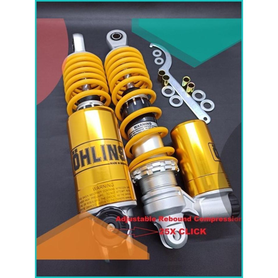 Shock Shockbreaker Tabung Bawah Model Ohlins AEROX 155 NMAX 155 2020 8